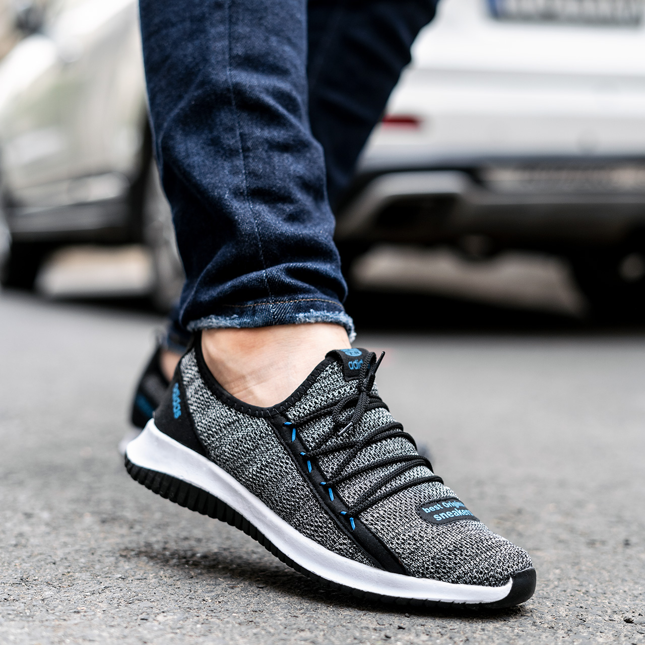 کفش ورزشی خاکستری مردانه Adidasمدل A211