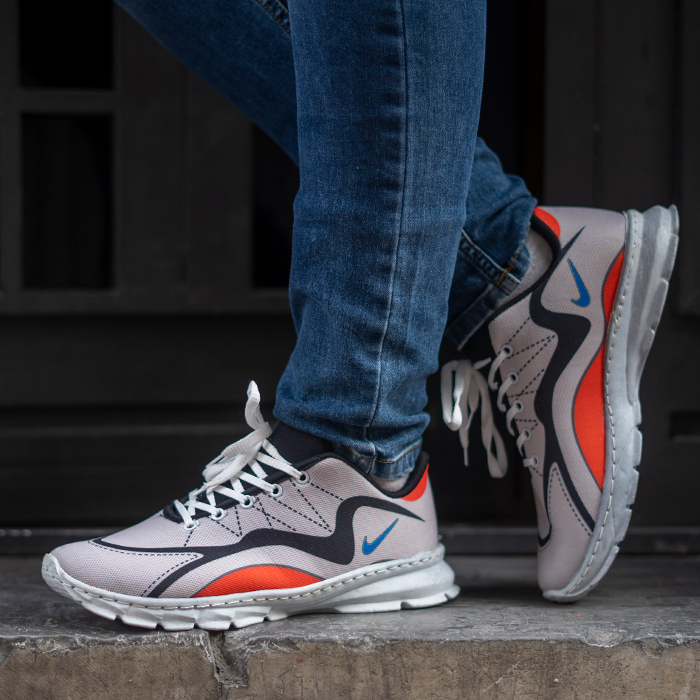 کفش ورزشی مردانه (T) نایک طوسی مدل KAVINO