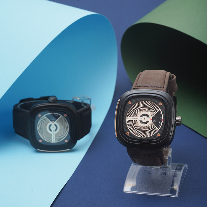 ساعت sevenfriday قهوه ای مدل Wave