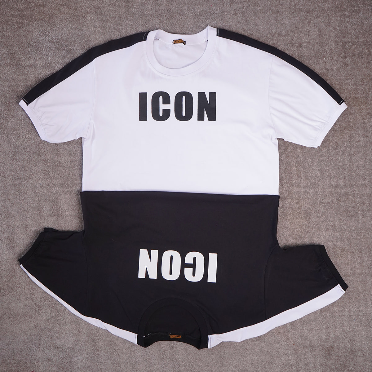 تیشرت مردانه سفید مدل ICON