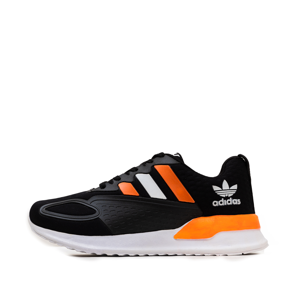 کفش ورزشی Adidas مردانه مشکی نارنجی مدل Tilda